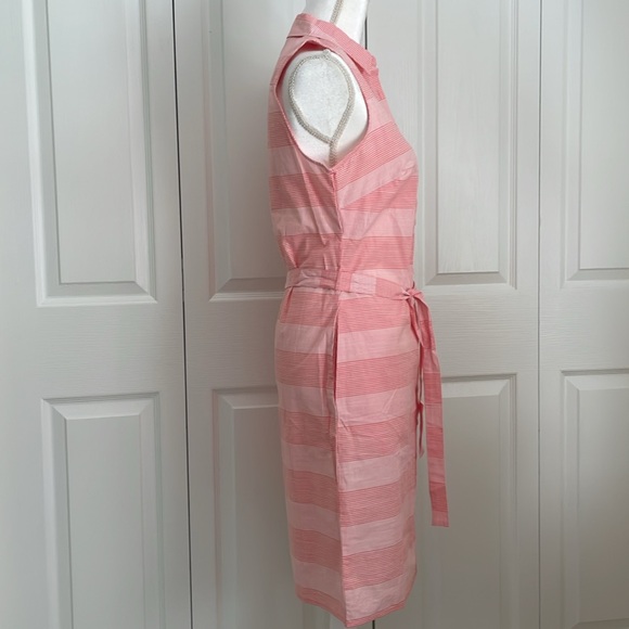 Tommy Hilfiger Women’s SZ 6 Sleeveless Button Down Orange Plaid Summer Dress NWT - Picture 10 of 15